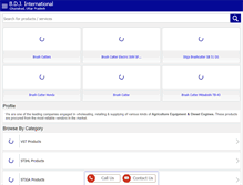 Tablet Screenshot of bdjinternational.net